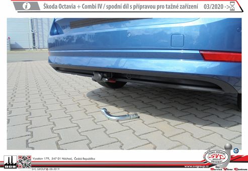 Tažné zařízení Škoda Octavia  IV s přípravou
Maximální zatížení 115 kg
Maximální svislé zatížení middle_bottom_prep kg
Katalogové číslo 6.002-350