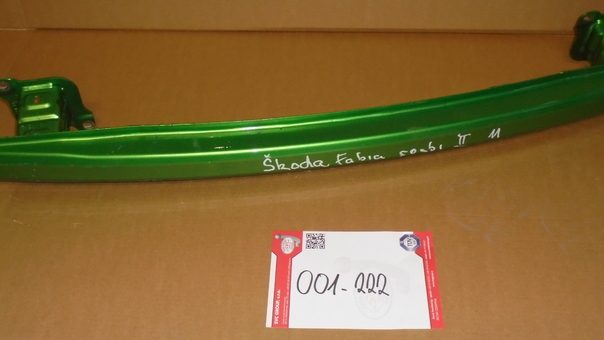 Škoda Fabia II Combi 06/2010->12/2014 zelená výztuha místo tažného