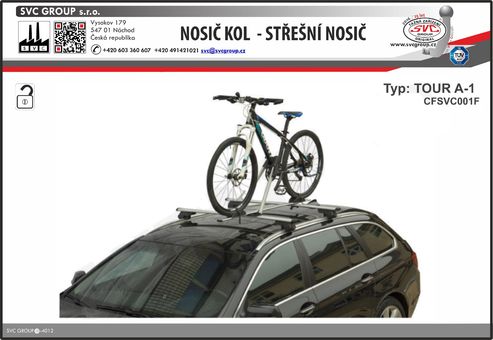 nosič kol bike na střechu 
dodavatel výrobce tažných zařízení