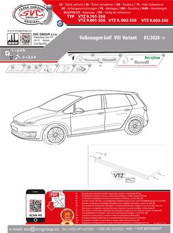 Tažné zařízení Golf VIII Variant 2020+
Maximální zatížení 120 kg
Maximální svislé zatížení middle_bottom_prep kg
Katalogové číslo 9.701-350
