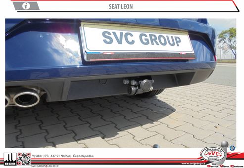 Tažné zařízení Seat Leon a Leon ST 2020 +
Maximální zatížení 115 kg
Maximální svislé zatížení middle_bottom_prep kg
Katalogové číslo 8.002-350