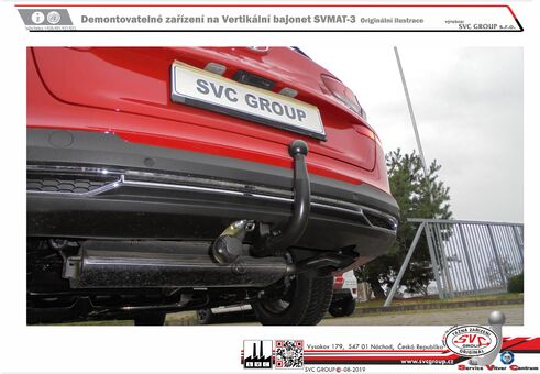 Tažné zařízení Hyundai i30 Kombi 2020-
Maximální zatížení 1700 kg
Maximální svislé zatížení 100 kg
Katalogové číslo 003-507