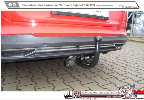 Tažné zařízení Hyundai i30 Kombi 2020-
Maximální zatížení 1700 kg
Maximální svislé zatížení 100 kg
Katalogové číslo 003-507