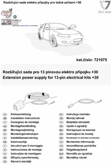 Rozšiřující sada pro +30  v auto zásuvkách Jeager v auto zásuvce