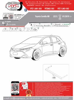 Tažné zařízení Toyota Corolla 2019-
Maximální zatížení 90 kg
Maximální svislé zatížení bottom kg
Katalogové číslo 1.002-503