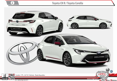 Tažné zařízení Toyota Corolla 2019-
Maximální zatížení 90 kg
Maximální svislé zatížení bottom kg
Katalogové číslo 002-503