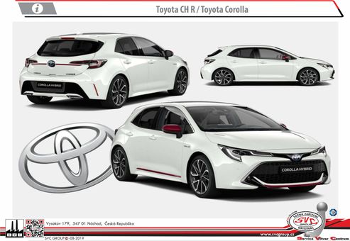 Tažné zařízení Toyota Corolla 2019 ->
Maximální zatížení 90 kg
Maximální svislé zatížení bottom kg
Katalogové číslo 001-503