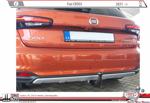 Tažné zařízení Fiat Tipo Cross 2020 ->
Maximální zatížení 100 kg
Maximální svislé zatížení bottom kg
Katalogové číslo 1.003-422