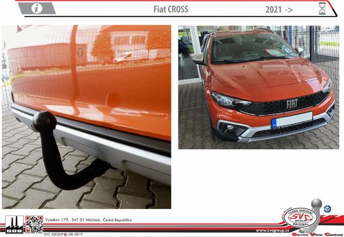 Tažné zařízení Fiat Tipo Cross 2020 ->
Maximální zatížení 100 kg
Maximální svislé zatížení bottom kg
Katalogové číslo 1.003-422