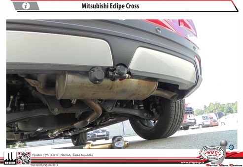 Tažné zařízení Mitsubishi Eclipse Cross
Maximální zatížení 120 kg
Maximální svislé zatížení bottom kg
Katalogové číslo 002-299