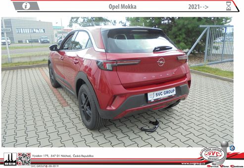 Tažné zařízení Opel Mokka 2021+
Maximální zatížení 85 kg
Maximální svislé zatížení bottom kg
Katalogové číslo 003-512