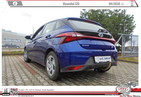 Tažné zařízení Hyundai i20 2020-
Maximální zatížení 85 kg
Maximální svislé zatížení bottom kg
Katalogové číslo 002-514