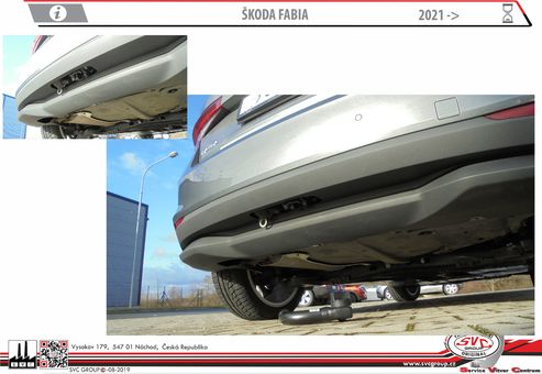 Tažné zařízení Škoda Fabia 2021-
Maximální zatížení 85 kg
Maximální svislé zatížení middle_bottom_prep kg
Katalogové číslo 2.003-466