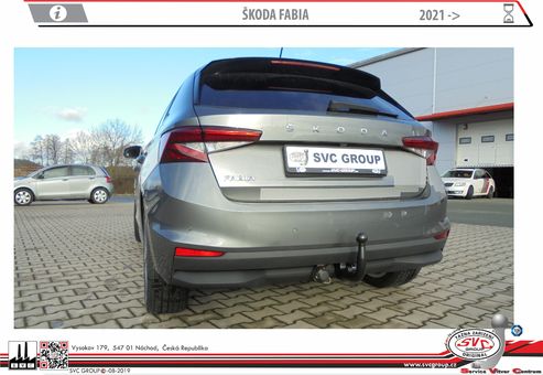 Tažné zařízení Škoda Fabia 2021-
Maximální zatížení 85 kg
Maximální svislé zatížení middle_bottom_prep kg
Katalogové číslo 2.003-466
