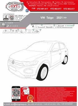 Tažné zařízení VW Taigo
Maximální zatížení 85 kg
Maximální svislé zatížení bottom kg
Katalogové číslo 002-517