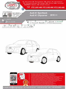 Tažné zařízení A1 Citycarver + Sportback
Maximální zatížení 85 kg
Maximální svislé zatížení middle_bottom_prep kg
Katalogové číslo 2.001-466