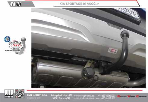 Tažné zařízení KIA Sportage 2022 ->
Maximální zatížení 105 kg
Maximální svislé zatížení bottom kg
Katalogové číslo 1.001-509