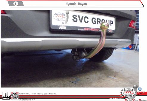Tažné zařízení Hyundai Bayon
Maximální zatížení 85 kg
Maximální svislé zatížení bottom kg
Katalogové číslo 1.002-514
