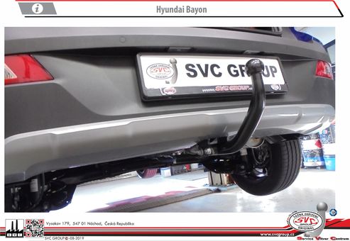 Tažné zařízení Hyundai Bayon
Maximální zatížení 85 kg
Maximální svislé zatížení bottom kg
Katalogové číslo 1.001-514
