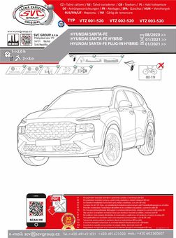 Tažné zařízení Hyundai Santa FE 2020 >
Maximální zatížení 120 kg
Maximální svislé zatížení bottom kg
Katalogové číslo 001-520