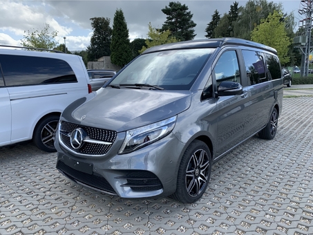 Originální metalická barva mercedes V 300d AMG 4 matic 