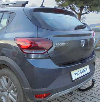 Tažné zařízení Dacia Sandero + Stepway
Maximální zatížení 80 kg
Maximální svislé zatížení bottom kg
Katalogové číslo 001-523