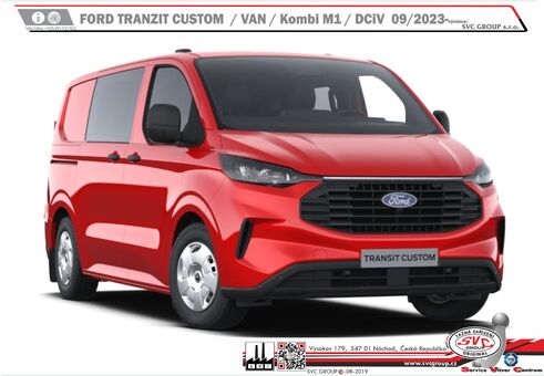 Tažné zařízení FORD TRANSIT CUSTOM
Maximální zatížení 180 kg
Maximální svislé zatížení bottom kg
Katalogové číslo 002-541