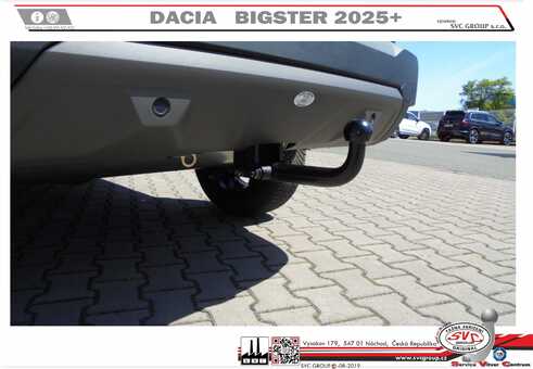 Tažné zařízení BIGSTER
Maximální zatížení 80 kg
Maximální svislé zatížení 1700 kg
Katalogové číslo 1.001-543