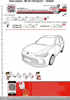 Tažné zařízení ZS 2024+
Maximální zatížení 110 kg
Maximální svislé zatížení bottom kg
Katalogové číslo 001-555