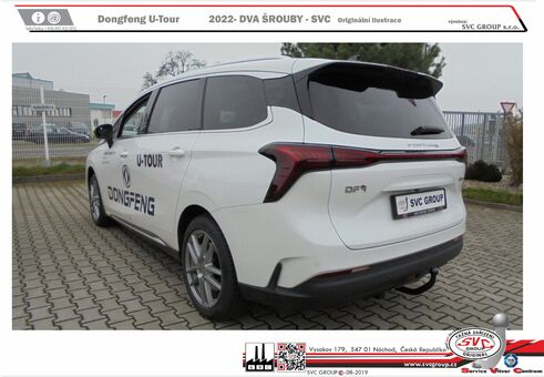 Tažné zařízení U-Tour
Maximální zatížení 95 kg
Maximální svislé zatížení bottom kg
Katalogové číslo 001-544