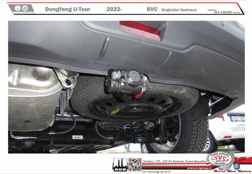 Tažné zařízení U-Tour
Maximální zatížení 95 kg
Maximální svislé zatížení bottom kg
Katalogové číslo 002-544