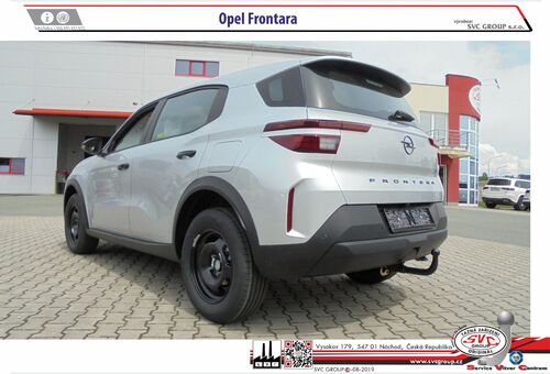 Tažné zařízení Frontera 2024
Maximální zatížení 100 kg
Maximální svislé zatížení 1600 kg
Katalogové číslo 103-558