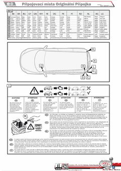 7 pólová elektro přípojka pro tažné zařízení originální  OP-079-BH