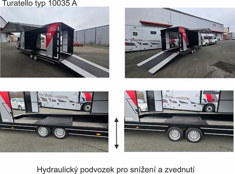 Bazar Prodej přívěsu Turateloo 3,5t 
vnitřní délka přes 6 m