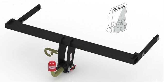 Tažné zařízení VW Tiguan 2016 -
Maximální zatížení 145 kg
Maximální svislé zatížení 
Katalogové číslo 01.02-416