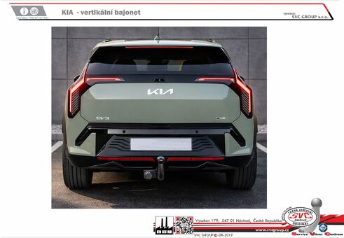 Tažné zařízení EV3
Maximální zatížení 106 kg
Maximální svislé zatížení bottom kg
Katalogové číslo 003-563