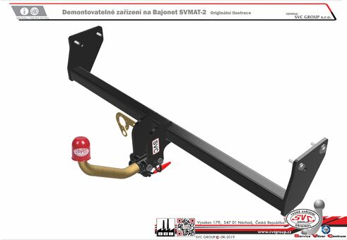 Tažné zařízení EV4
Maximální zatížení 110 kg
Katalogové číslo 002-563