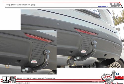 Tažné zařízení Chery Tiggo 7 + EBRO 700
Maximální zatížení 125 kg
Maximální svislé zatížení 1600 kg
Katalogové číslo 001-568