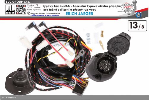 Elektro insatalace přípojka pro tažné zařízení SVC EJ901-594
