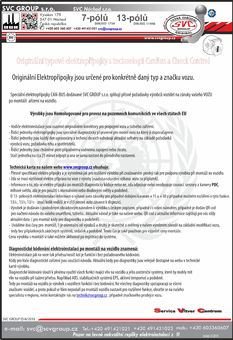 7 zasuvka auta informace originál pro tažné zařízení svc EJ736915