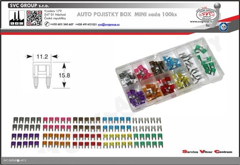 Pojistkový box MINI 
Dodavatel SVC GROUP výrobce tažných zařízení