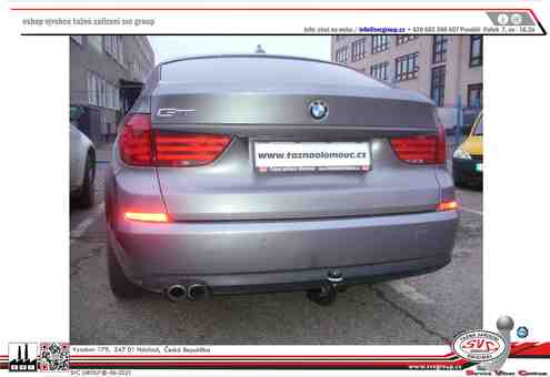 Tažné zařízení BMW 5-Serie GT (F07) (vč. 4×4) (ne M - nárazník)F07 F07
Maximální zatížení 100 kg
Maximální svislé zatížení bottom kg
Katalogové číslo 051-693