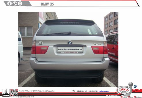 Tažné zařízení BMW X5 (E53) (ne M - nárazník) E53
Maximální zatížení 120 kg
Maximální svislé zatížení bottom kg
Katalogové číslo 027-201