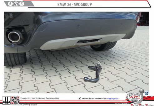 Tažné zařízení BMW X6 E71  06/2007->07/2014
Maximální zatížení 3055 kg
Maximální svislé zatížení bottom kg
Katalogové číslo 048-043