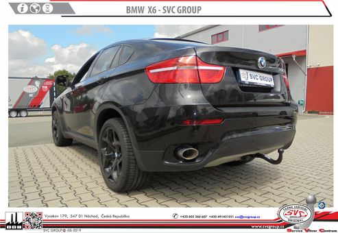 Tažné zařízení BMW X6 E71  06/2007->07/2014
Maximální zatížení 3055 kg
Maximální svislé zatížení bottom kg
Katalogové číslo 048-043