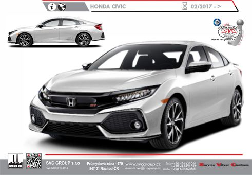 Tažné zařízení Honda Civic (ne Sport / Sport +) FK
Maximální zatížení 75 kg
Maximální svislé zatížení bottom kg
Katalogové číslo 042-811