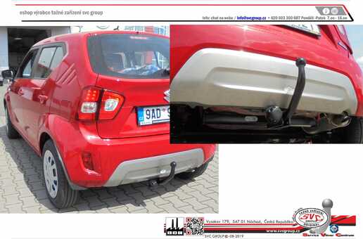 Tažné zařízení Suzuki Ignis ne 4WD
Maximální zatížení 50 kg
Maximální svislé zatížení bottom kg
Katalogové číslo 040-951