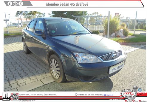 Tažné zařízení Ford Mondeo 2000 - 2007
Maximální zatížení 75 kg
Maximální svislé zatížení bottom kg
Katalogové číslo 001-157