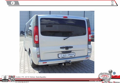 Tažné zařízení Nissan NV-300 Primastar
Maximální zatížení 85 kg
Maximální svislé zatížení bottom kg
Katalogové číslo 4.004-100