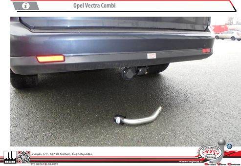 Tažné zařízení Vectra C - Combi  C
Maximální zatížení 80 kg
Maximální svislé zatížení bottom kg
Katalogové číslo 002-169